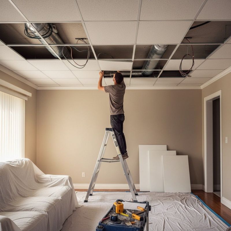 Ceiling Drywall Replacement